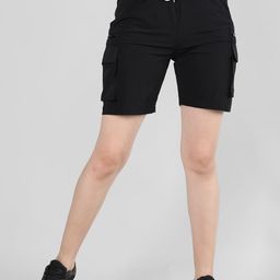 The Roadster Lifestyle Co. Women Mid Rise Cargo Sports Shorts-image-19