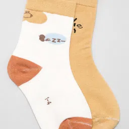 J Style Kids Pack of 2 Patterned Ankle-Length Socks-image-23