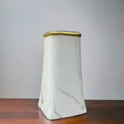 Art Street White Onyx Marble Design Flower Vase-image-84