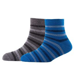 Cotstyle Men Pack Of 2 Striped Cotton Ankle Length Socks-image-47