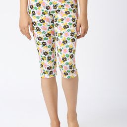 SINI MINI Girls Floral Printed Cotton Capris-image-14