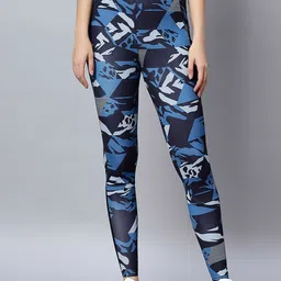 laasa  sports LAASA SPORTS Printed Dri-Fit Tights-picture-4