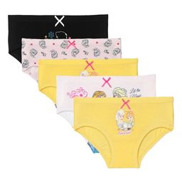 Bodycare Kids Pack Of 5 Assorted Elsa & Anna Printed Hipster Briefs-32