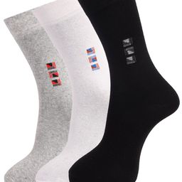 Dollar Socks Men Pack Of 3 Assorted Cotton Ankle-Length Socks-image-68