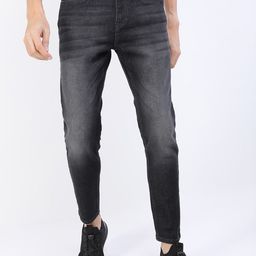 HIGHLANDER Men Grey Skinny Fit Heavy Fade Stretchable Jeans-image-88