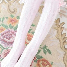 EL REGALO Girls Pink Patterned Knee Length Socks-58