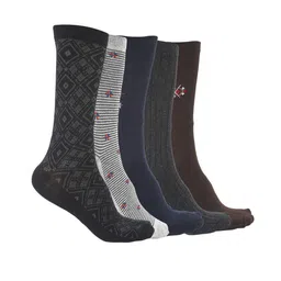 VIMAL JONNEY Men Pack of 5 Calf-Length Socks-41