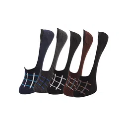 Dollar Socks Men Pack of 5 Assorted Cotton Shoe Liners-9