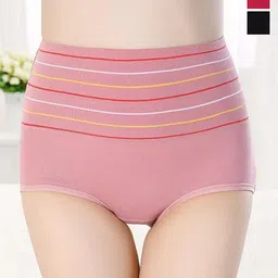 SHREE GANESH FASHION Pack Of 3 Striped Cotton Hipster Briefs 2076 PO3 BLM-M-picture-11
