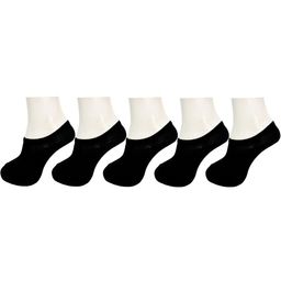 RC. ROYAL CLASS Pack Of 5  Men Black Solid Shoe Liner Socks-26