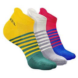 Heelium Pack Of 3 Striped Odour-Free & Breathable Bamboo Ankle-Length Socks-18
