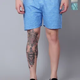 BAWERIN Pack Of 3 Printed Ultra-Light Pure Cotton Boxers 111-picture-6