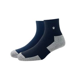 Louis Philippe Men Pack of 2 Navy Blue Solid Ankle Length Socks-34