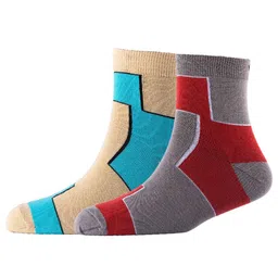 Cotstyle Men Pack Of 2 Patterned Cotton Above Ankle Length Socks-image-68