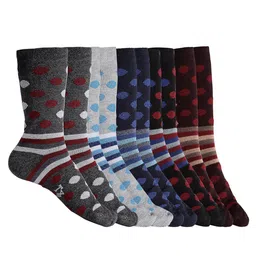 Texlon Kids Pack Of 5 Assorted Calf-Length Socks-14