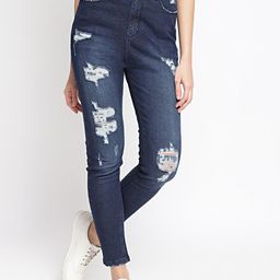 Belliskey Women Blue Slim Fit High-Rise Mildly Distressed Stretchable Jeans-image-101