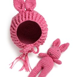 Babymoon Infants Crochet Woollen Beanie Cap with Teddy Bear-29