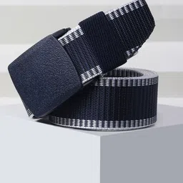 Kastner Men Woven Design Slider Buckle Belt-image-76