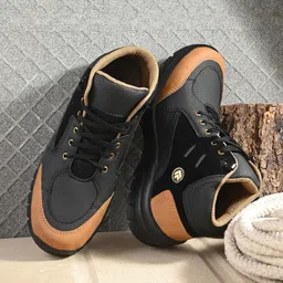 Hundo P Men Mid Top Comfort Insole Basics Trekking Shoes-picture-14