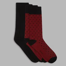 GANT Men Pack Of 2 Patterned Cotton Above Ankle Length Socks-33
