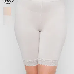 FashionRack Women Pack Of 3 Solid Boyshort Briefs-image-42