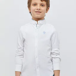 One Friday Boys Mandarin Collar Long Sleeves Formal Shirt-image-28