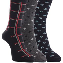RC. ROYAL CLASS Men Pack of 3 Patterned Calf Length Socks-18