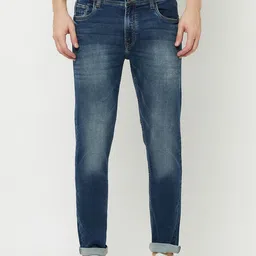 Octave Men Blue Heavy Fade Stretchable Jeans-image-41