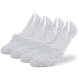 Supersox Men Pack Of 4 Anti-Slip Pure Cotton Shoe Liners-image-77