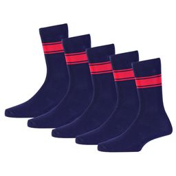 RC. ROYAL CLASS Kids Pack Of 5 Striped Cotton KV School  Calf-Length Socks-60
