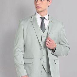 AD By Arvind Single-Breasted Three-Piece Formal Suit-picture-53