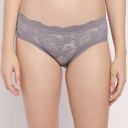 EROTISSCH Women Mid-Rise Comfort Fit Laced Bikini Briefs-image-24