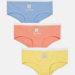 mackly Girls Pack Of 3 Mid-Rise Hipster Briefs-image-15