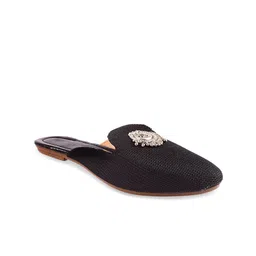 Apratim Embellished Round Toe Mules-picture-53