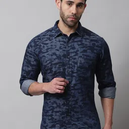Cantabil Men Printed Cotton Casual Shirt-image-75