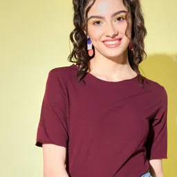 Shopping Queen Round Neck Top-picture-12