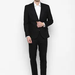 Turtle Single-Breasted Slim-Fit Two-Piece Formal Suit-image-6