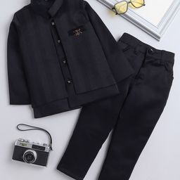 FOURFOLDS Boys Single-Breasted 2-Piece Suit-image-83