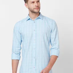 GIORDANO Slim Fit Opaque Checked Casual Shirt-picture-29