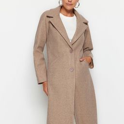 Trendyol Single-Breasted Overcoat-48