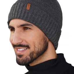 iSWEVEN Unisex Self Design Woollen Beanie-9
