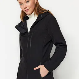 Trendyol Hooded Neck Long Sleeves Water Resistant Sporty Jacket-picture-22