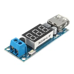 DC-DC 4.5-40V To 5V 2A USB Charger Step down Converter Voltmeter Module-29