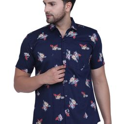 HANUMNTRA Comfort Floral Printed Casual Shirt-image-86