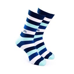Man Arden Men Multicoloured Striped Calf-Length Socks-18