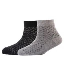 Cotstyle Pack Of 2 Patterned Cotton Ankle Length Socks-image-66