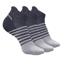 Heelium Men Pack Of 3 Striped Breathable & Odour Free Ankle Length Socks-image-86