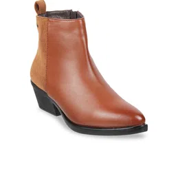 Mochi Women Block-Heeled Chelsea Boots-37