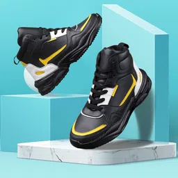 sneakers villa Women Black Sneakers-picture-14
