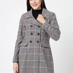 Owncraft Checked Singel-Breasted Overcoat-57